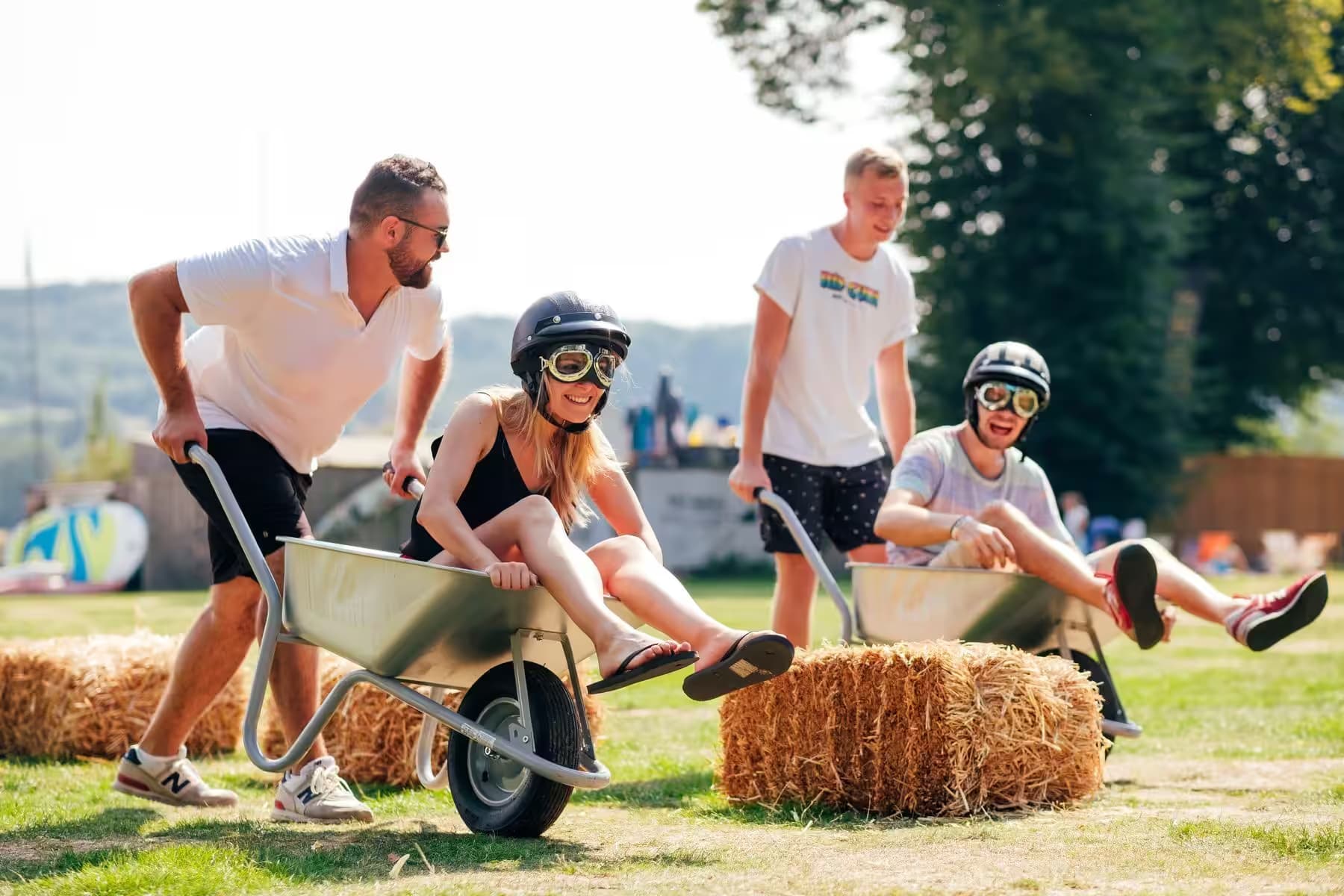 Teamwork auf dem Bauernhof