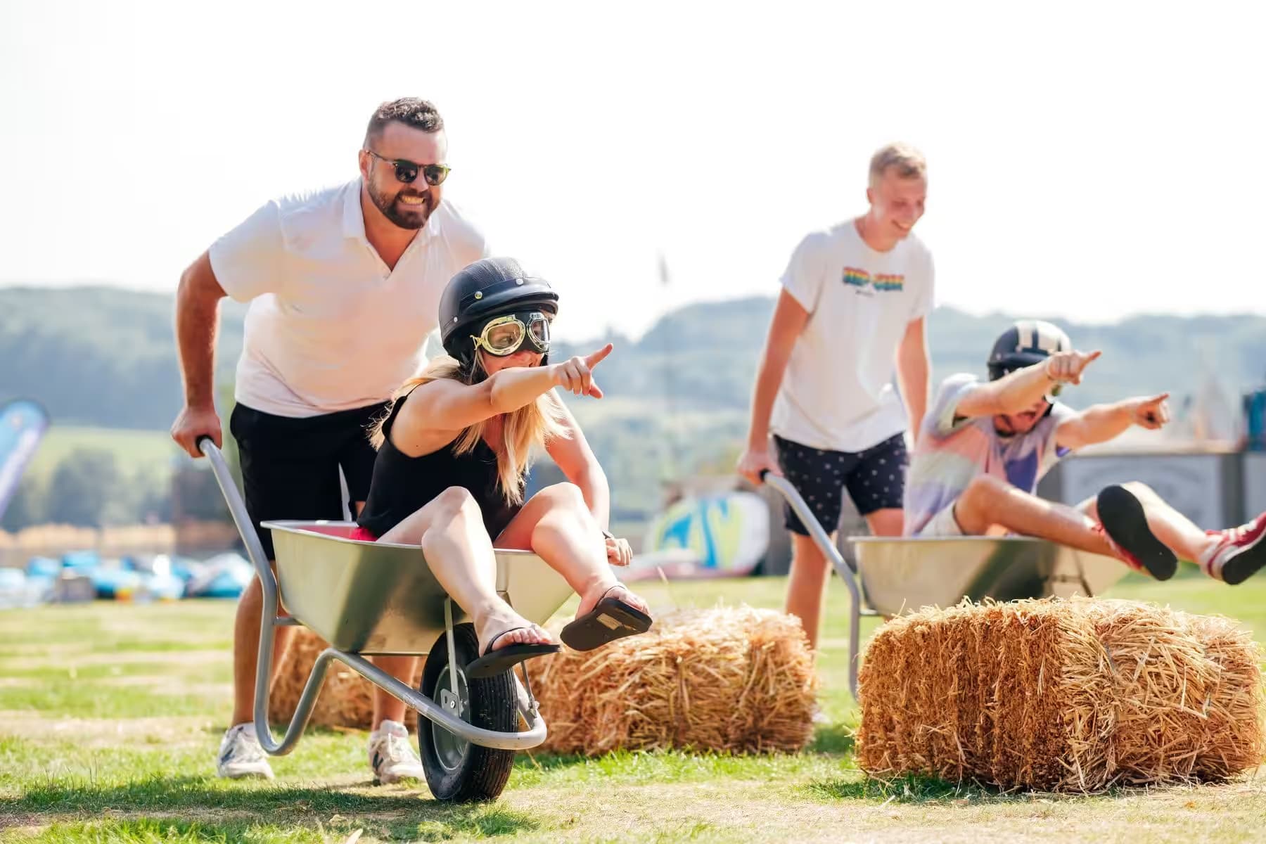 Teamwork auf dem Bauernhof