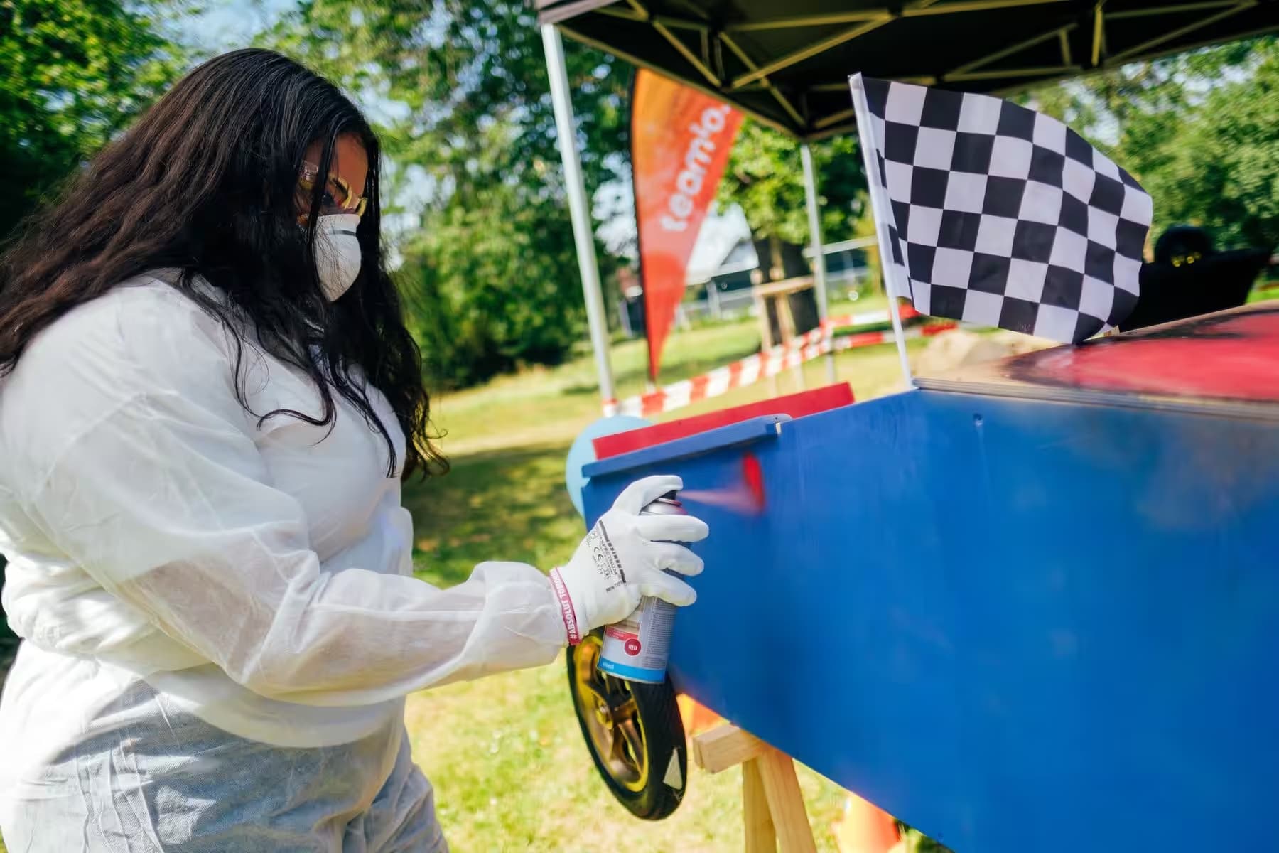 Seifenkisten bauen und Rennen als Teamevent für Firmen
