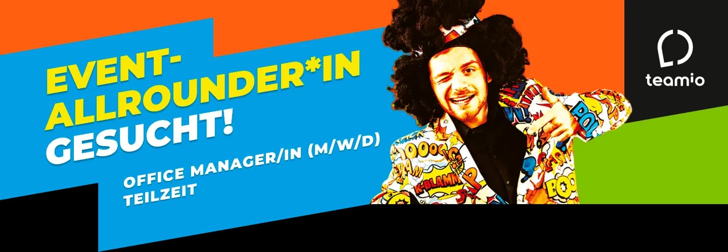 Jobangebot: Event-Allrounder*in in Teilzeit gesucht.