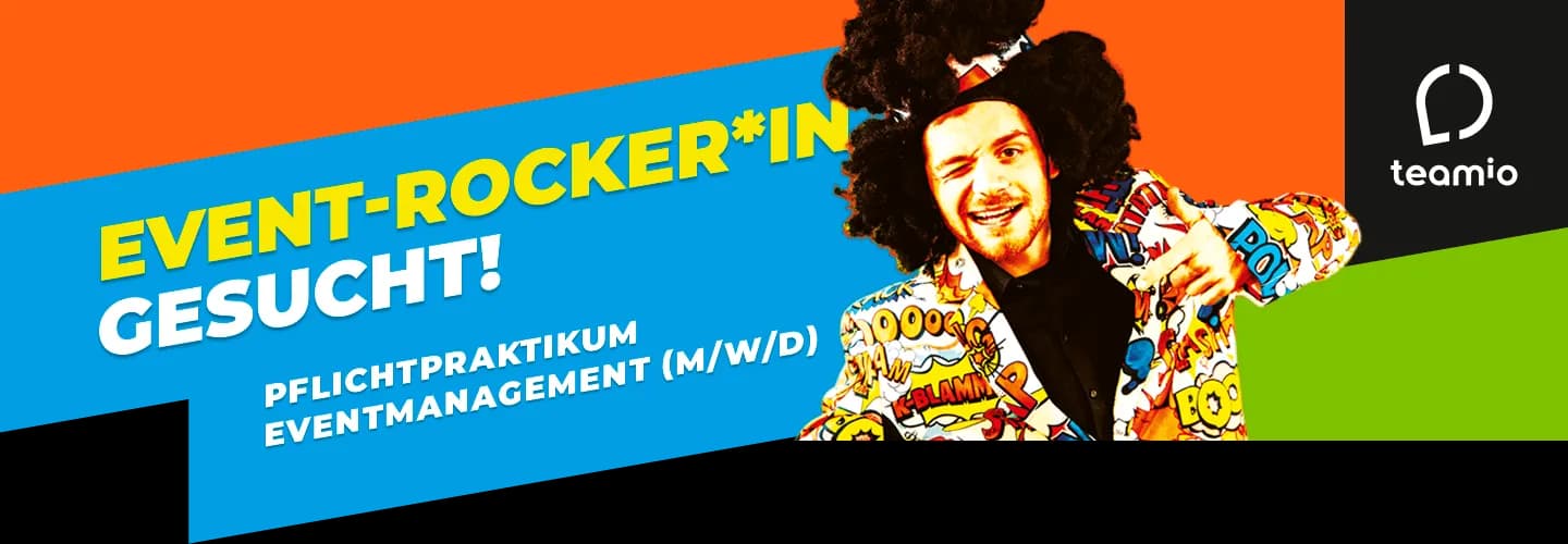 Stellenangebot für Eventmanagement-Praktikum in Deutschland.