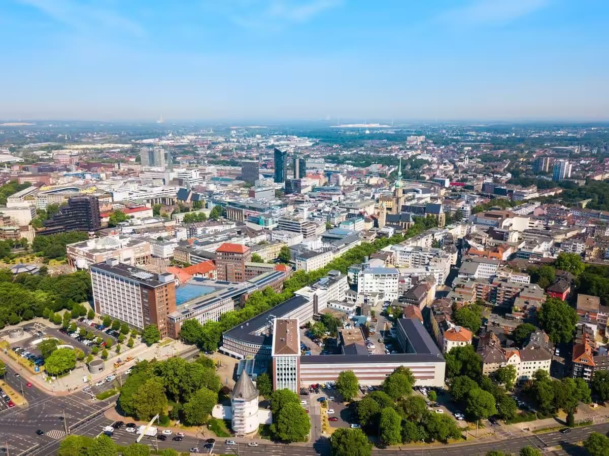 Stadtpanorama in Dortmund