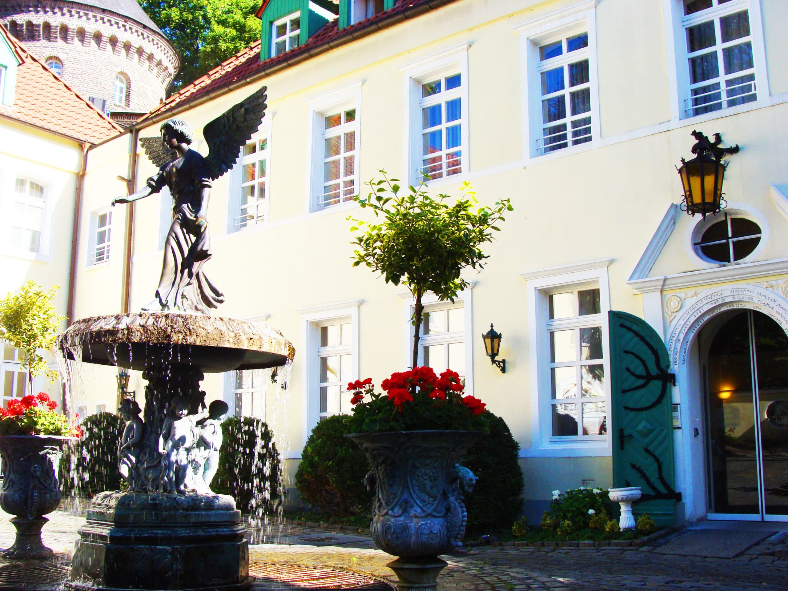 Fountain at Parkhotel Engelsburg