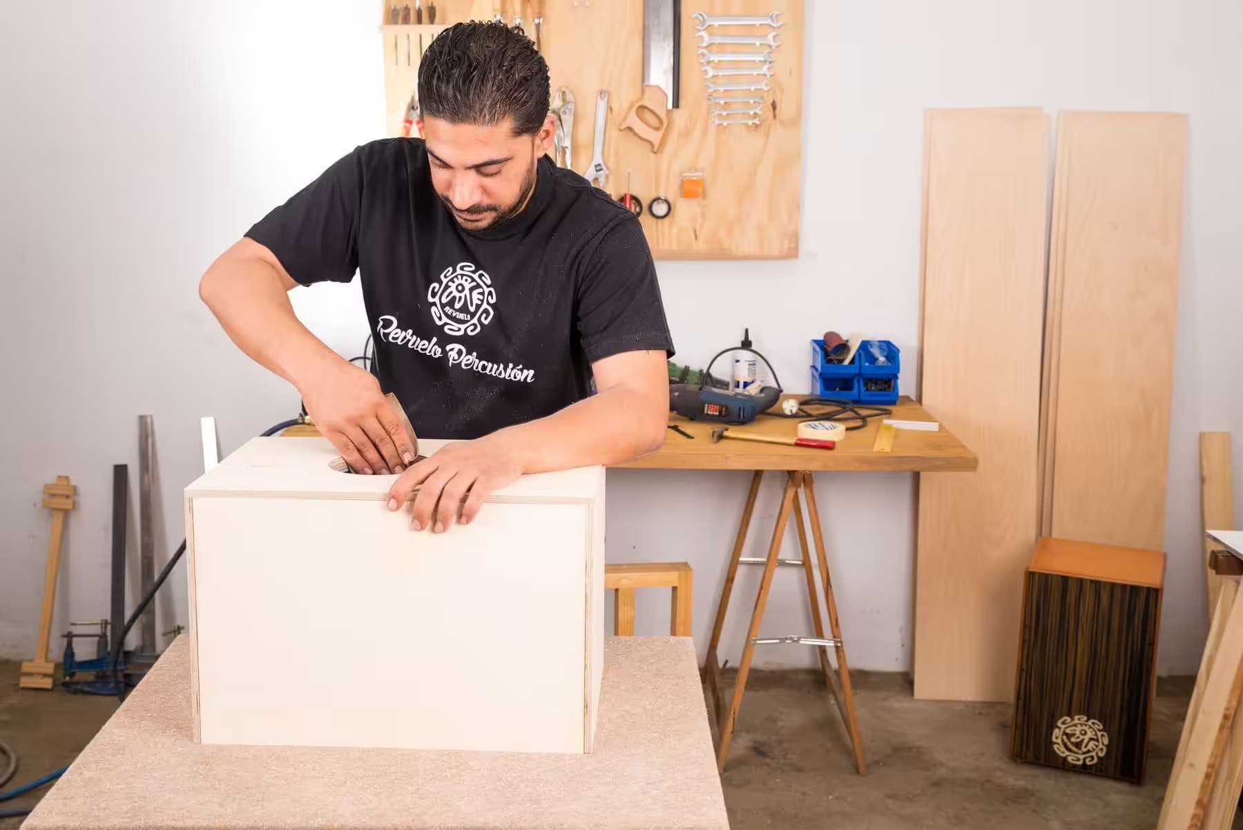 Cajon Workshop Teamevent - teamio