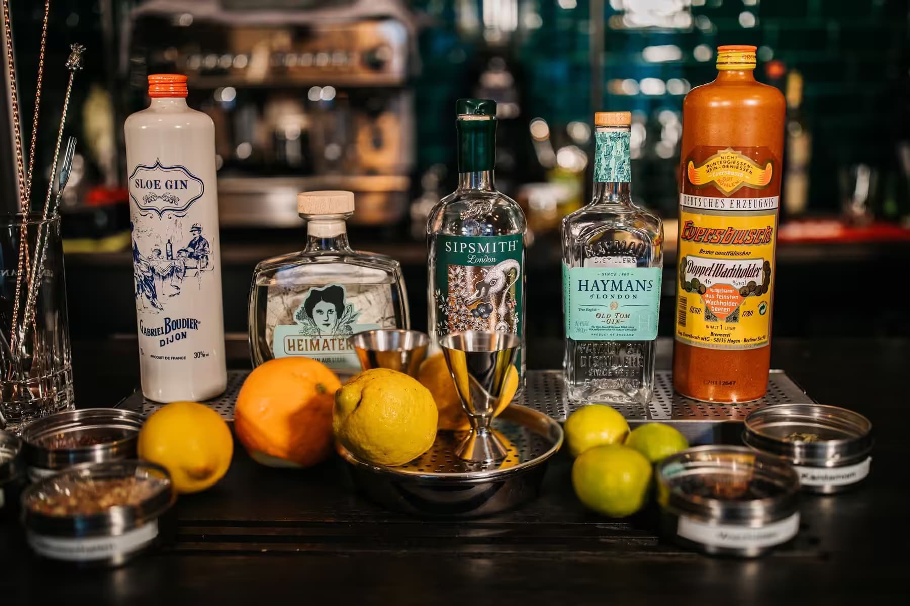 Online gin tasting for a company team event