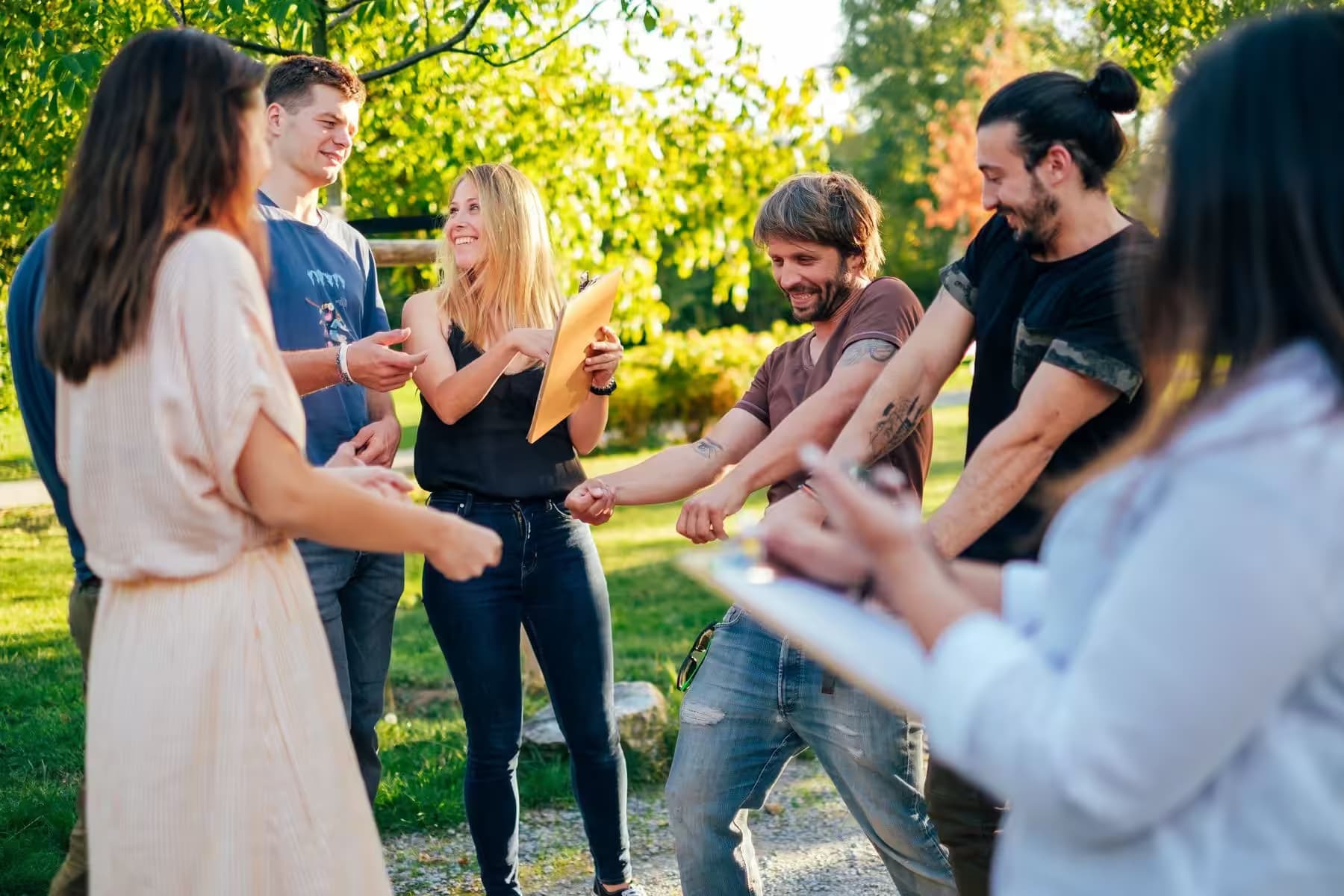 Team event with a range of challenges and activity courses