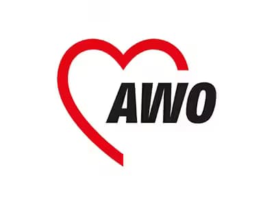 AWO logo with a heart