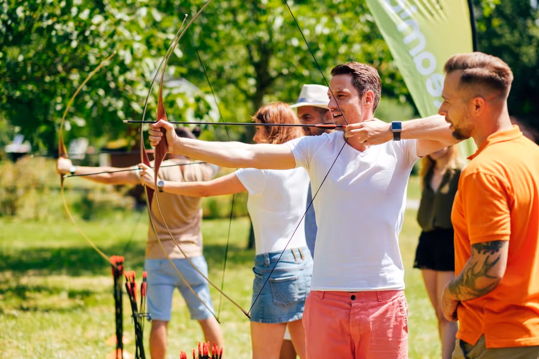 Archery team event by teamio