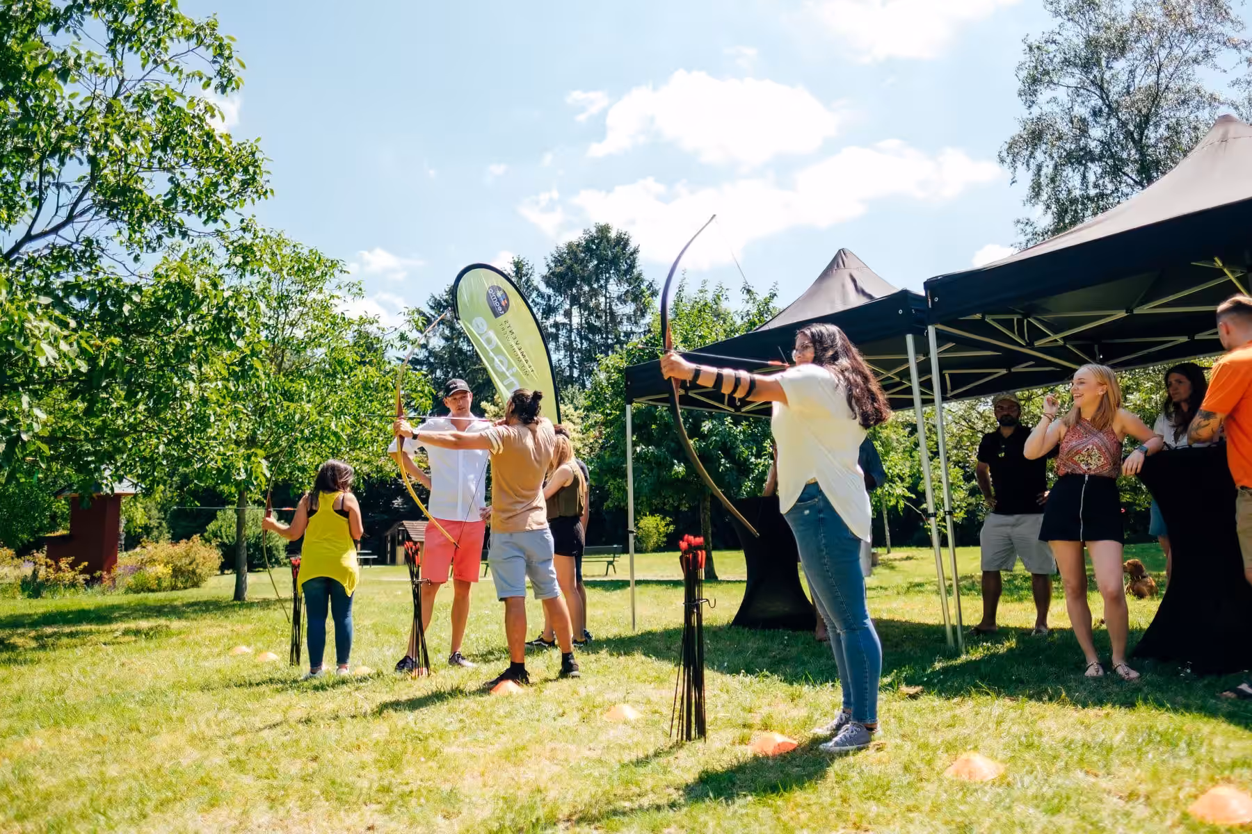 Archery team event by teamio