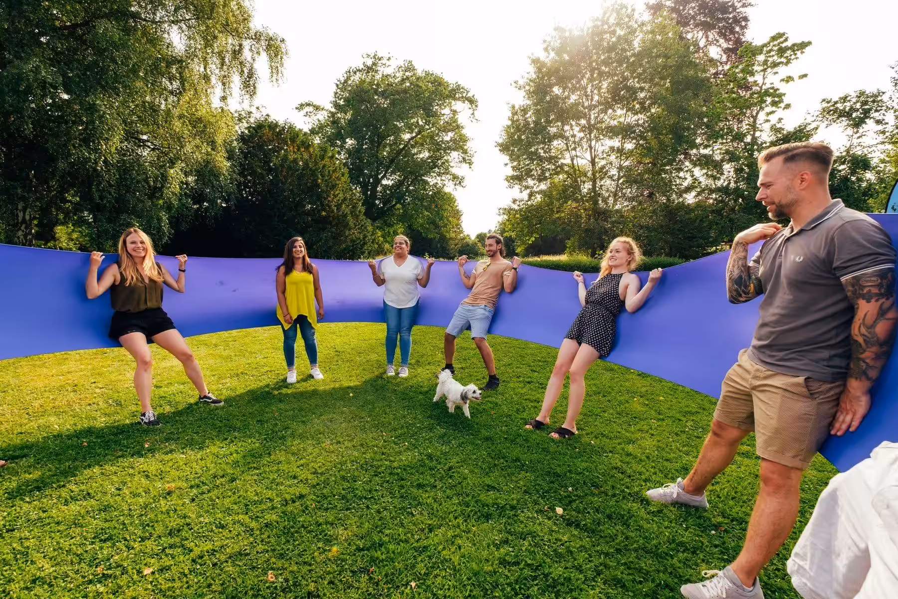 Team event with a range of challenges and activity courses