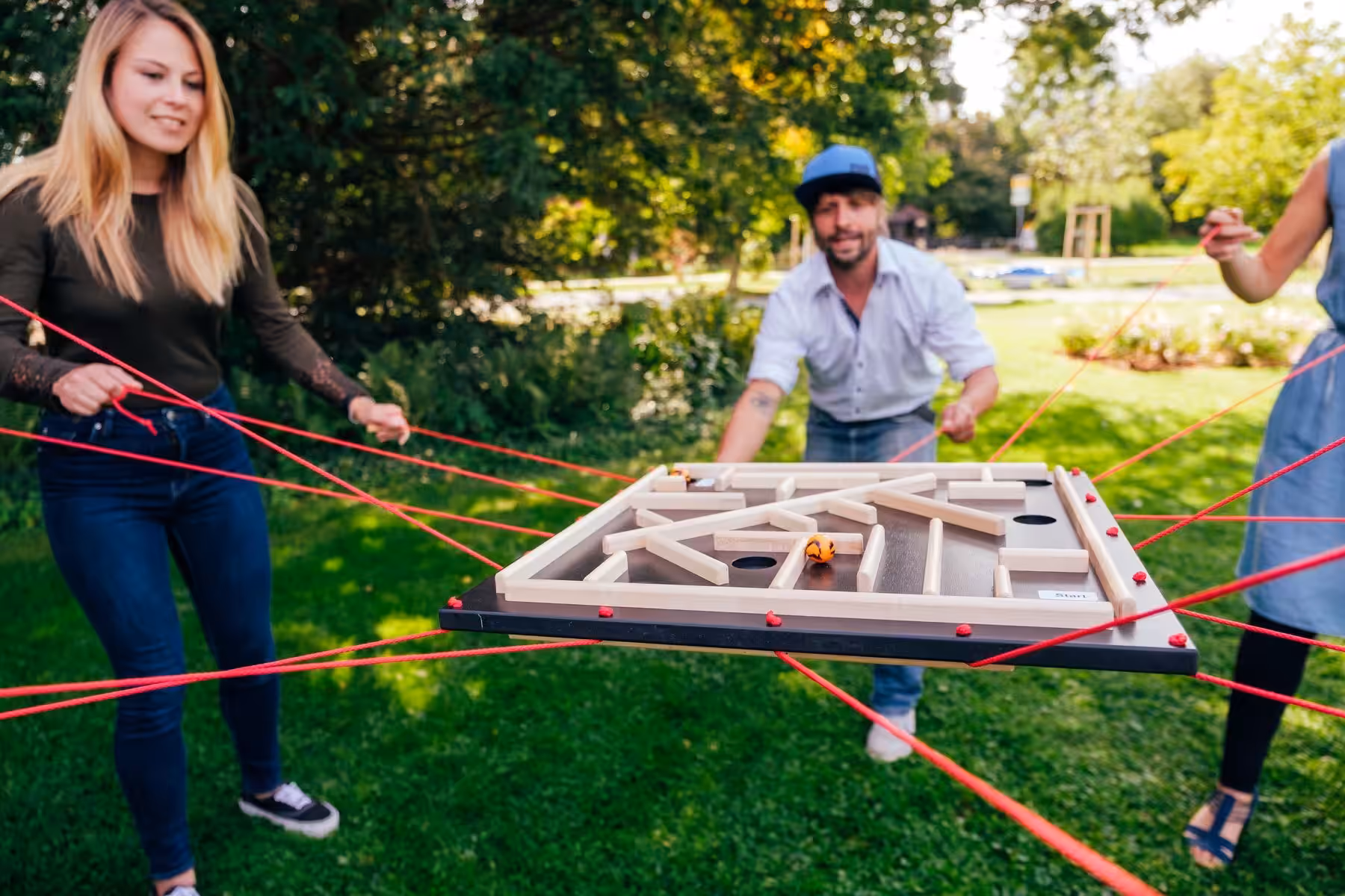 Team event with a range of challenges and activity courses