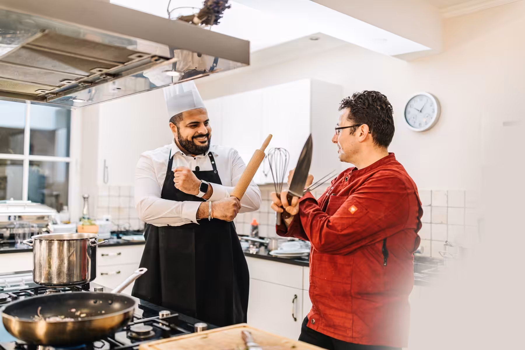 Online cooking event for teams