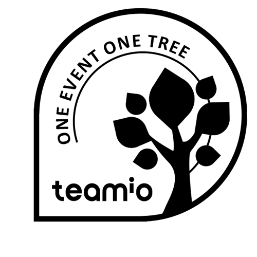 teamio Nachhaltigkeit Siegel | 1 Baum für jedes Teamevent