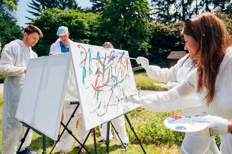 Kreatives Teamevent Kunst Malen 03