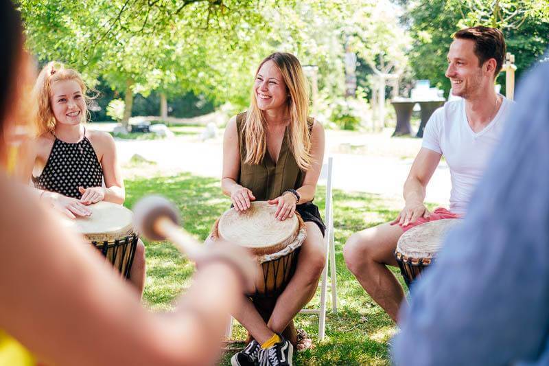 Drum musikalisches Teamevent 01