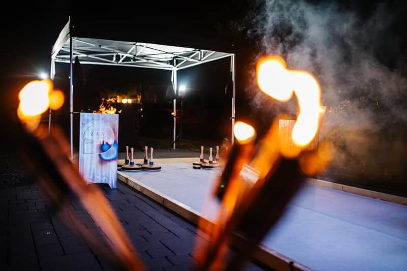 Eisstockschießen als Weihnachtsfeier und Teambuilding