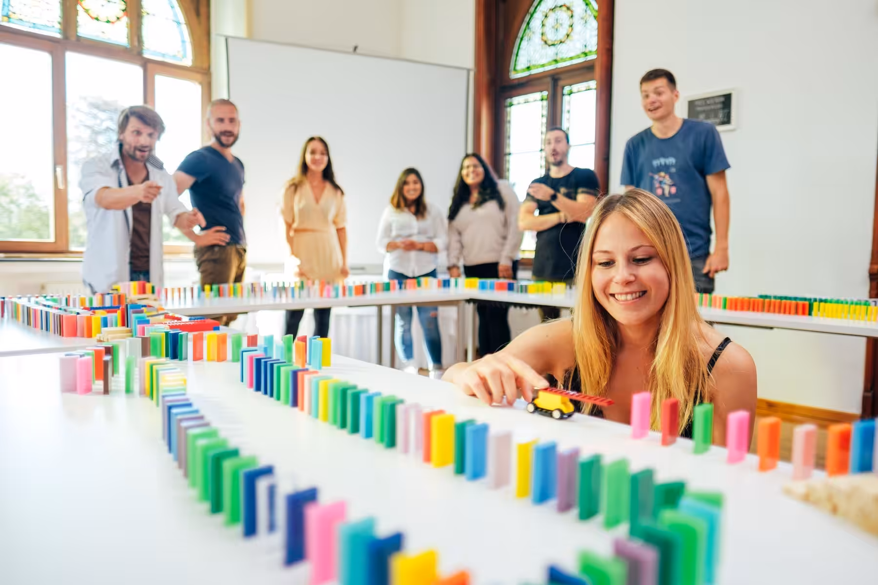 Domino team event by teamio