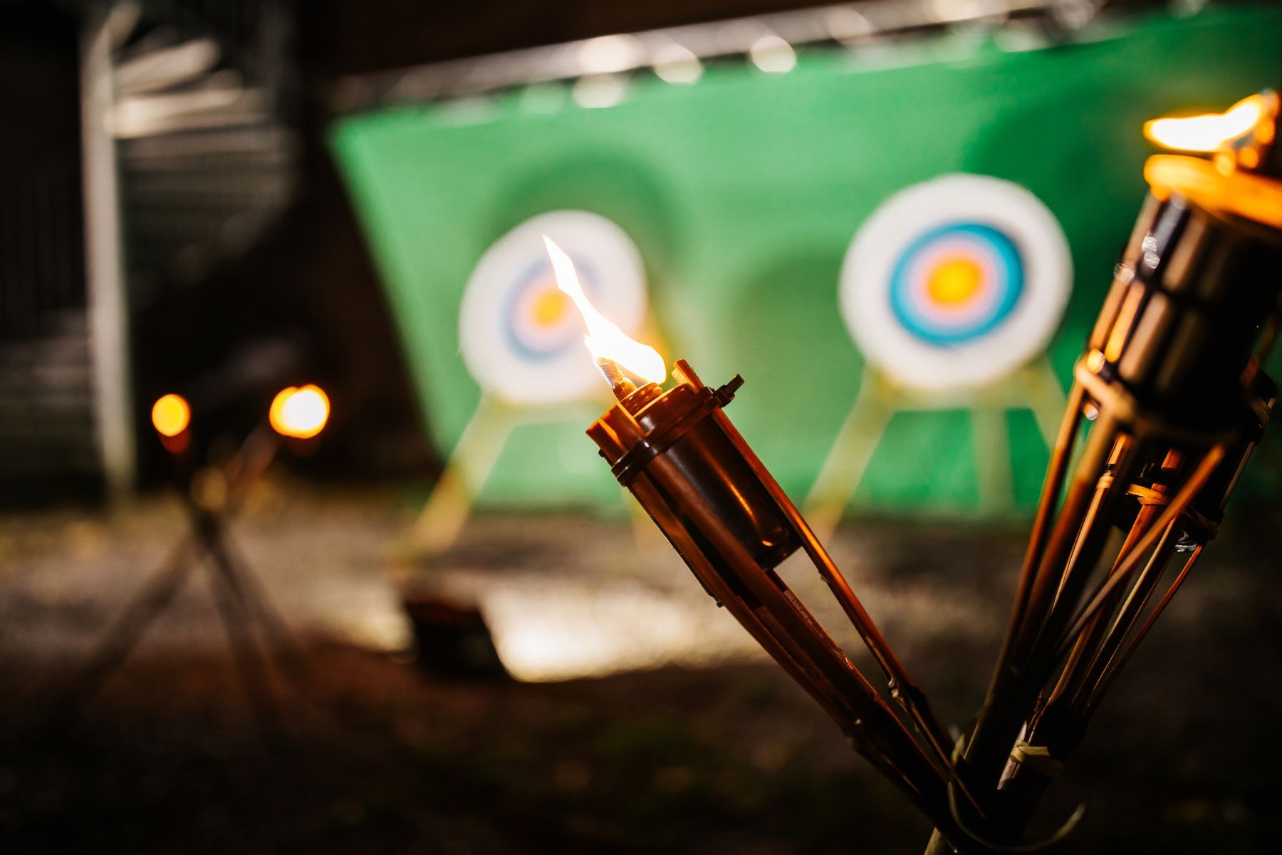 Fackelbogenschießen Teamevent von teamio