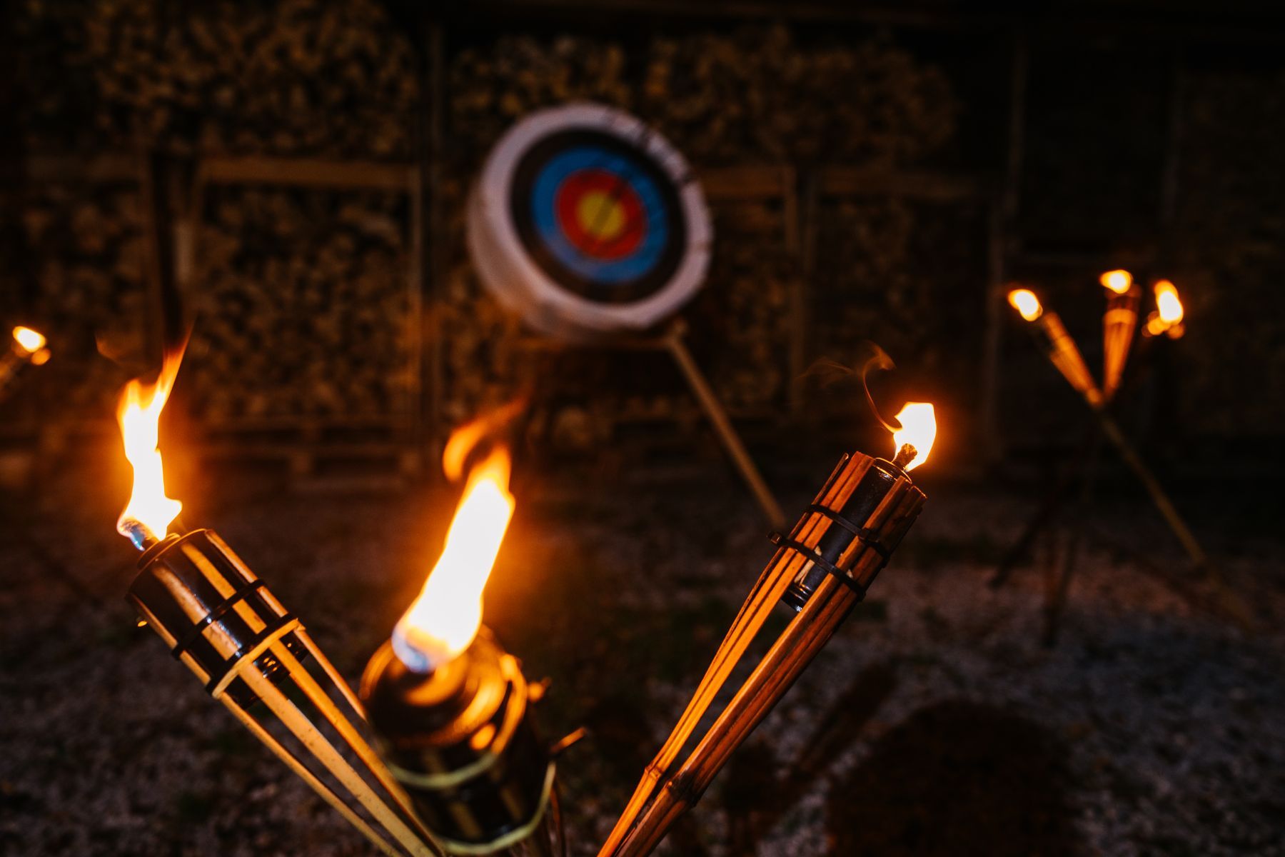 Fackelbogenschießen Teamevent von teamio