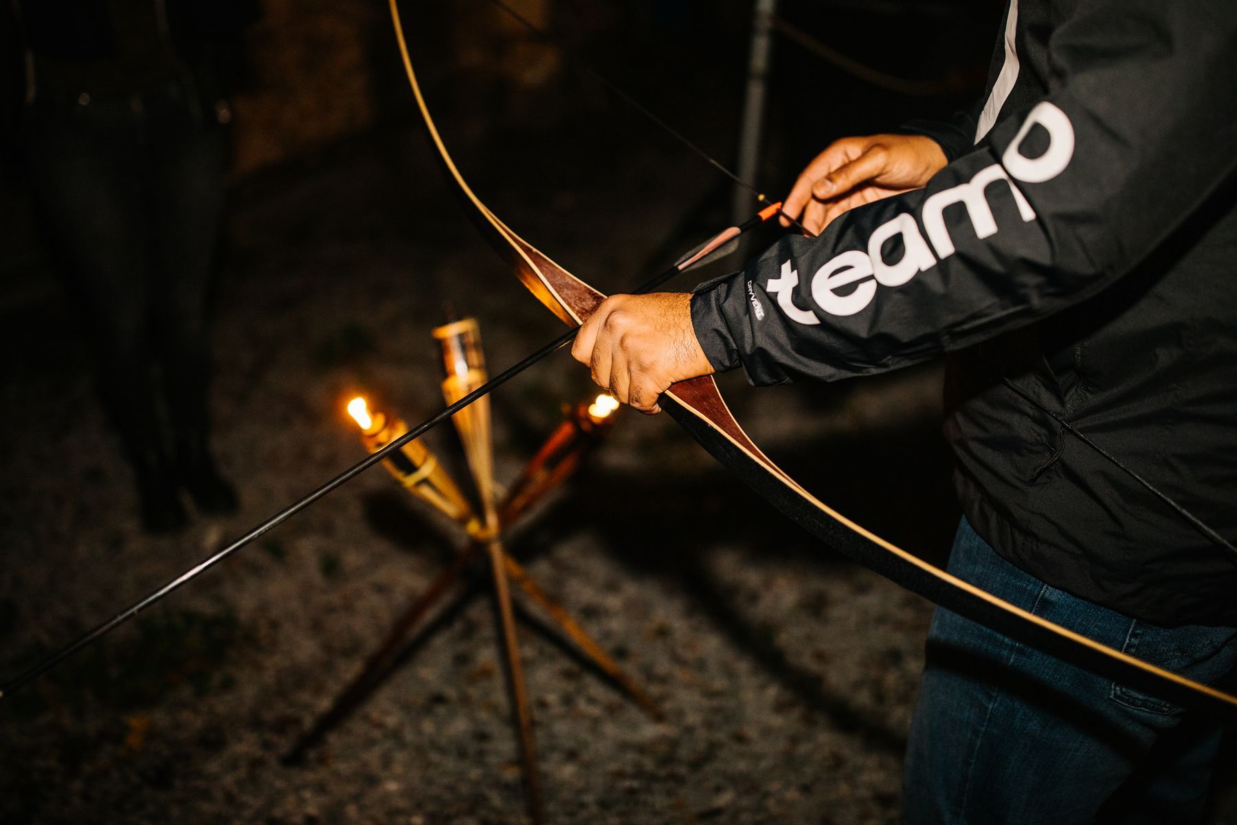 Fackelbogenschießen Teamevent von teamio