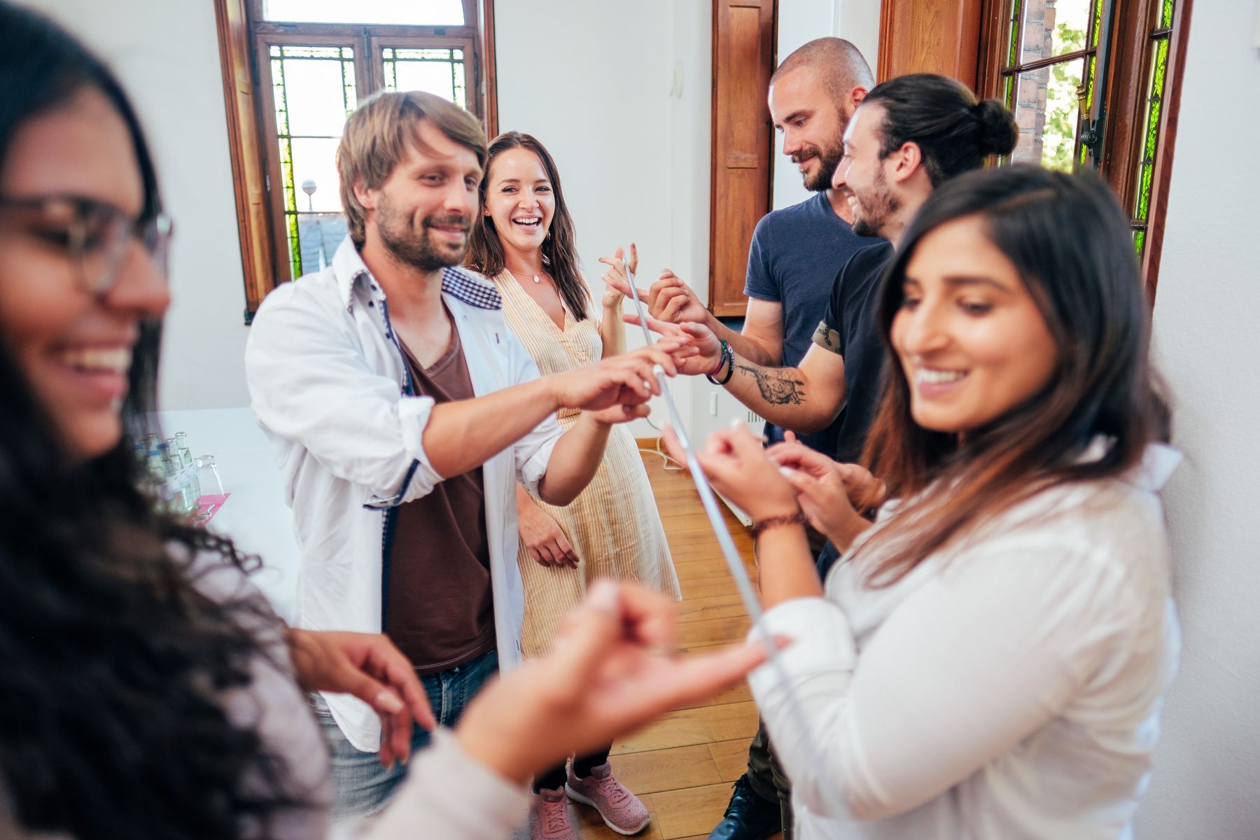 Indoor Team Event mit Parcours