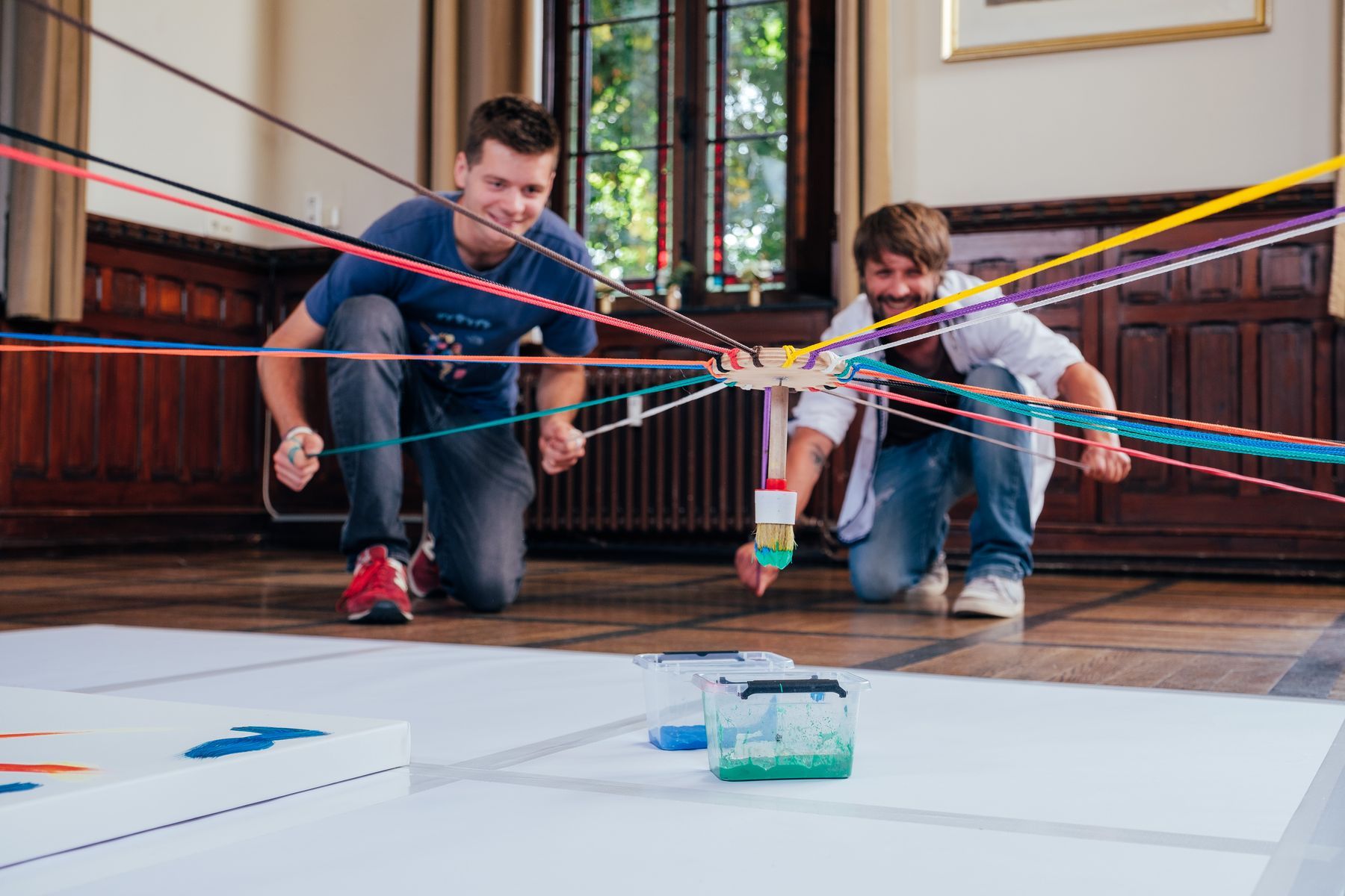 Indoor Team Event mit Parcours