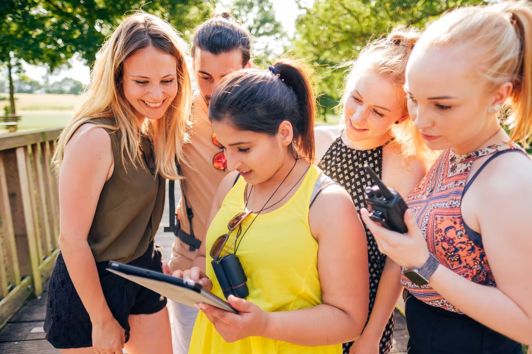 iPad rally as a team event - digital scavenger hunt