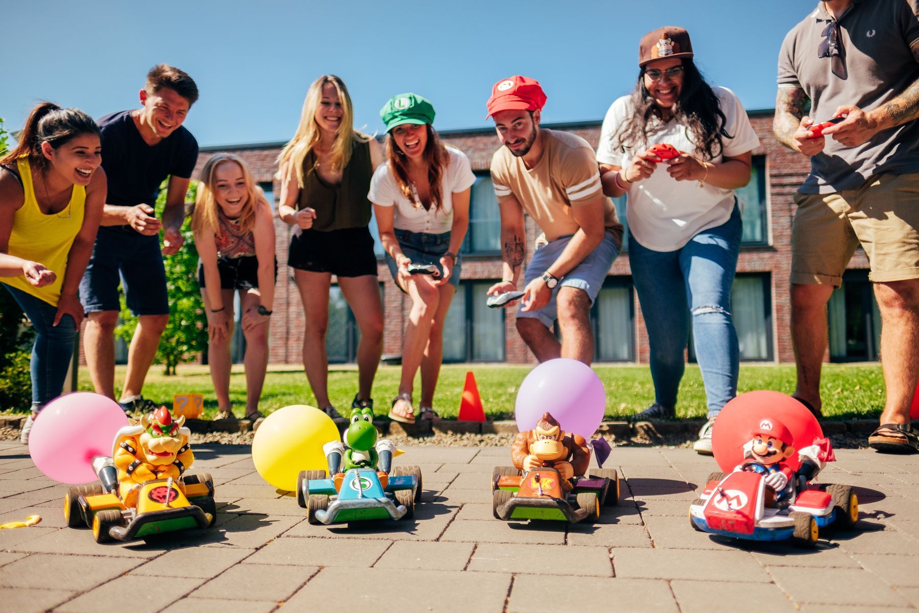 Mario Kart Rennen als Teamevent für Firmen