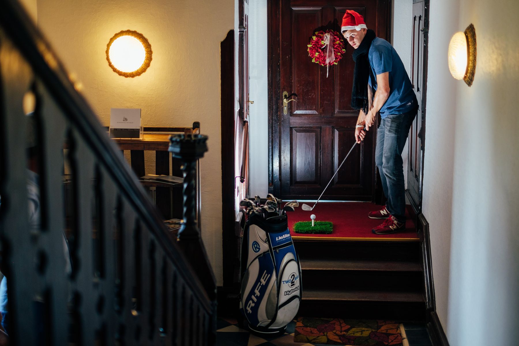 Minigolf Turnier zur Weihnachtsfeier