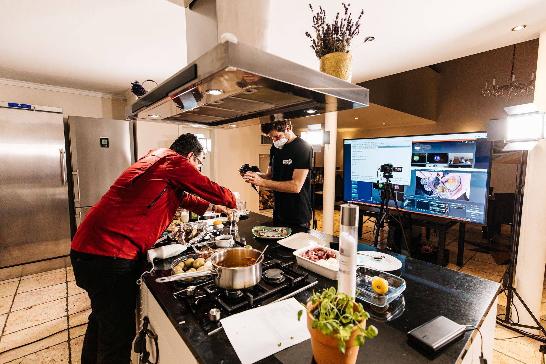 Online Koch Event für virtuelle Teamevents