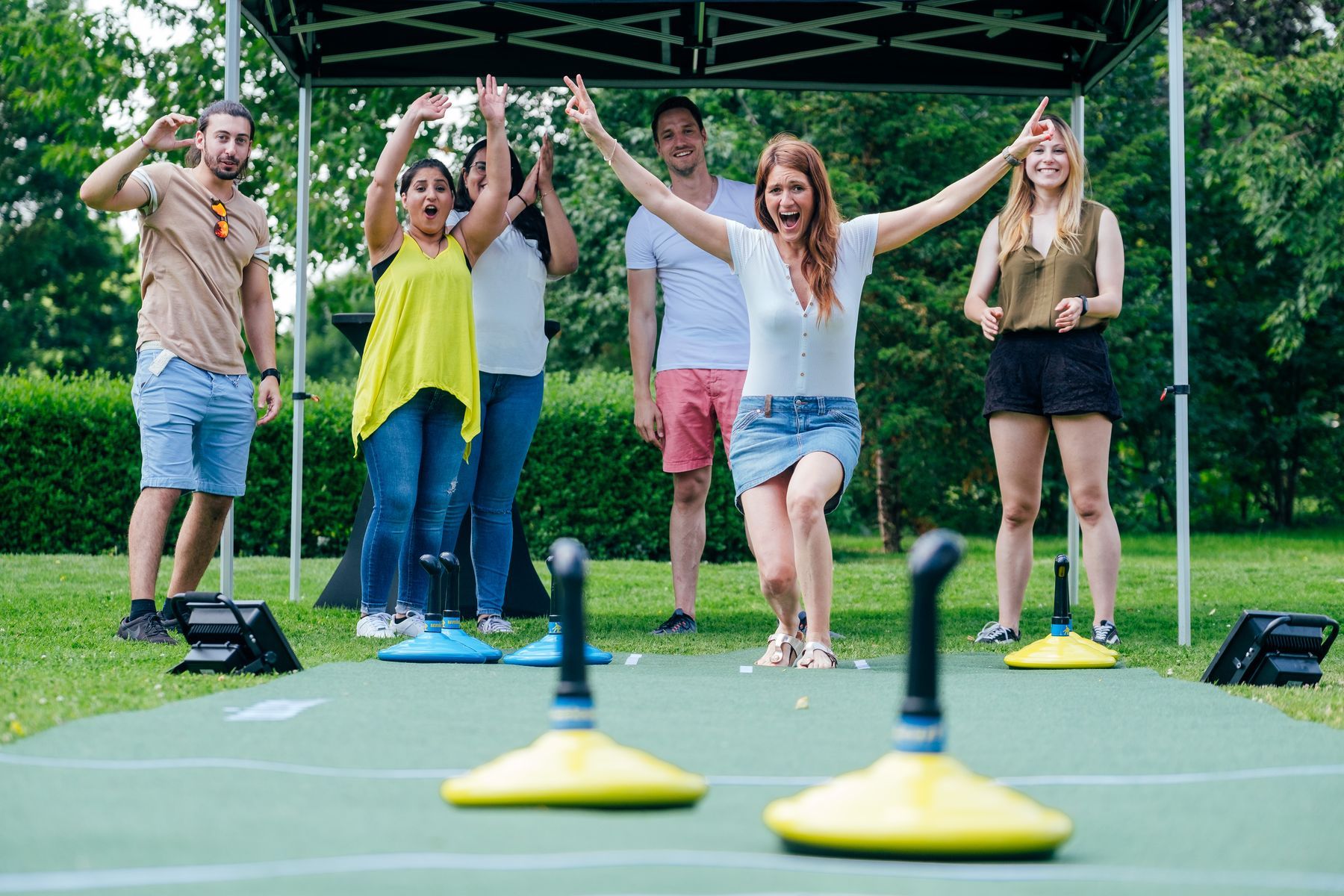 Rasencurling Teamevent by teamio