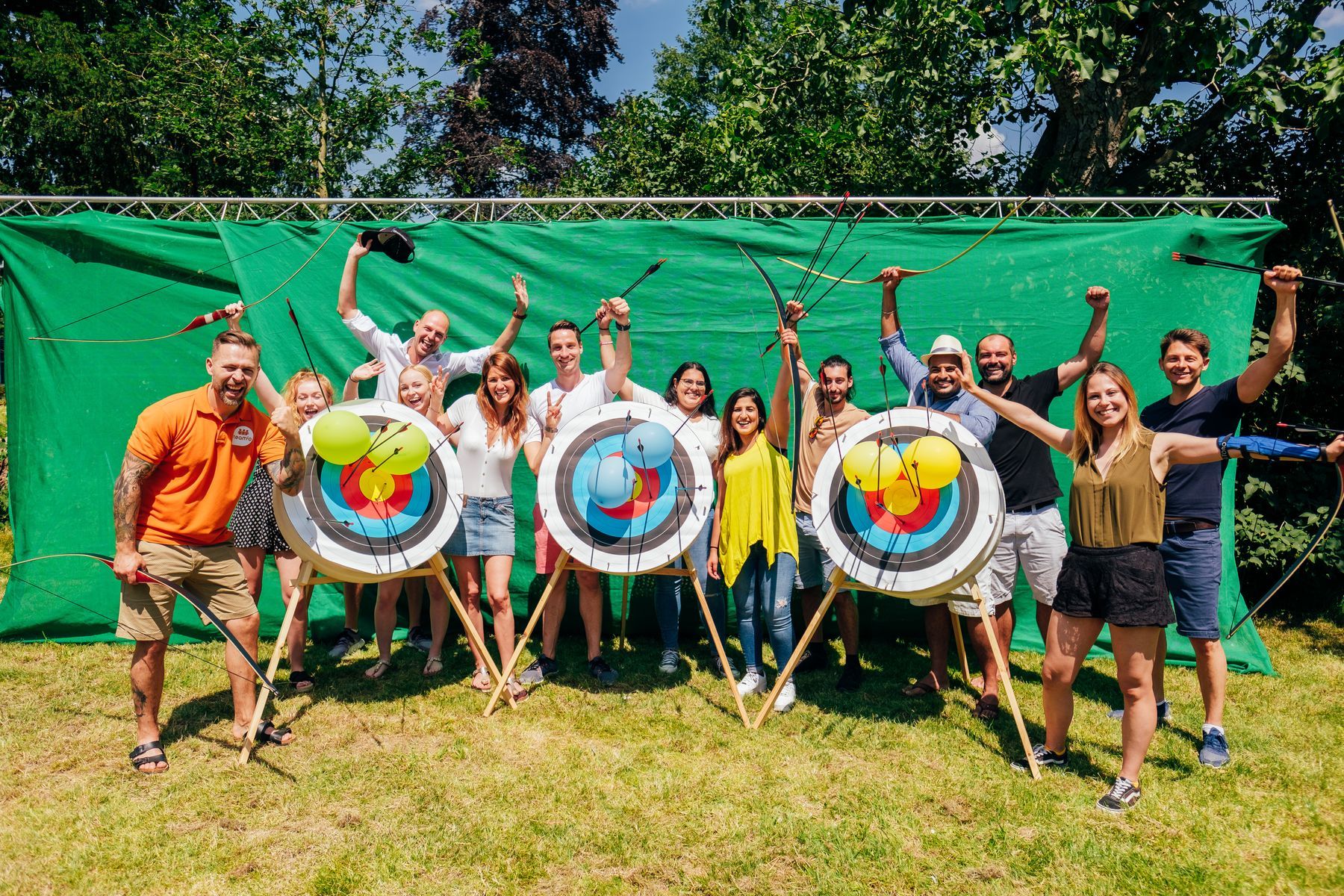 Bogenschießen Teamevent von teamio