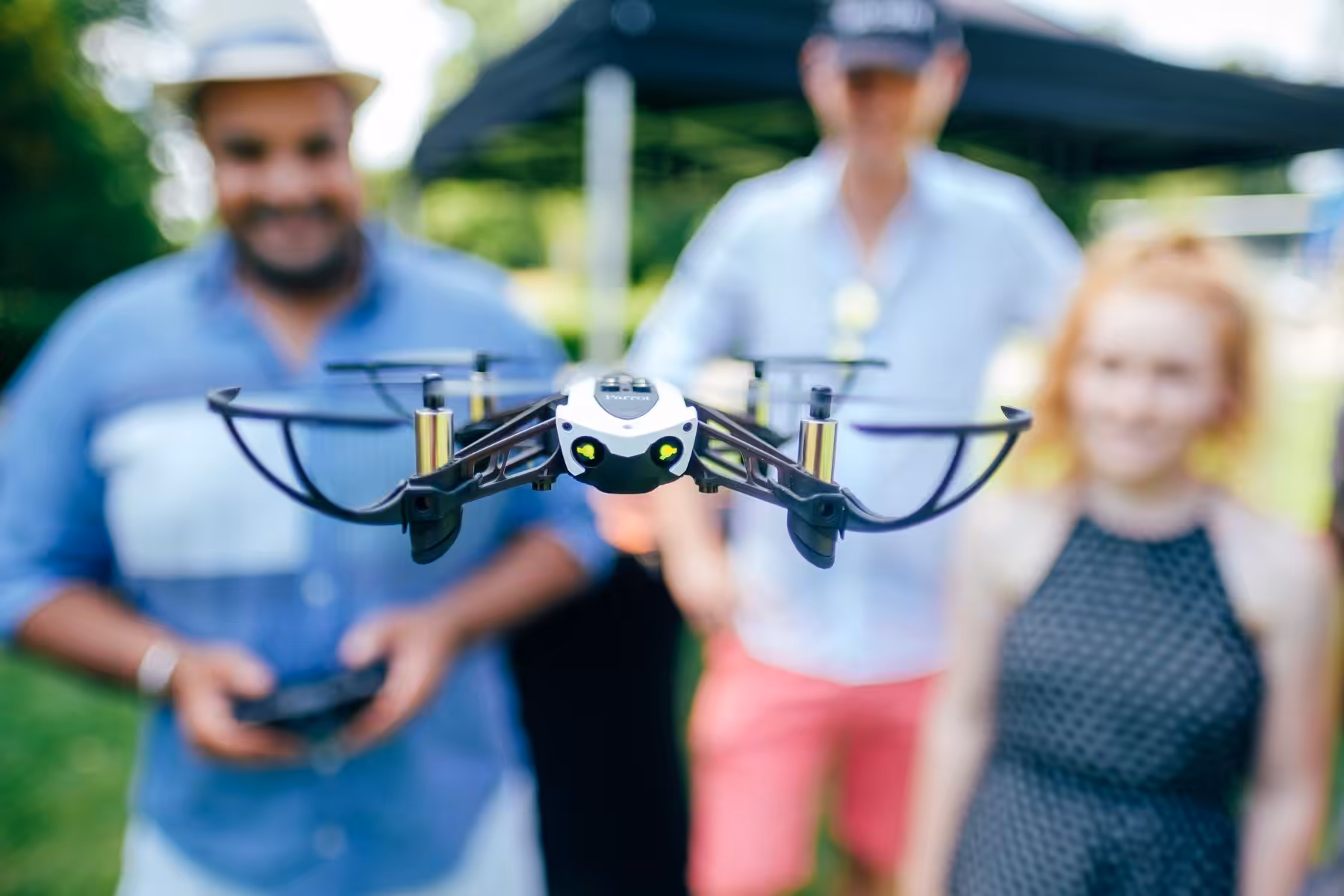 Team event with drones from teamio