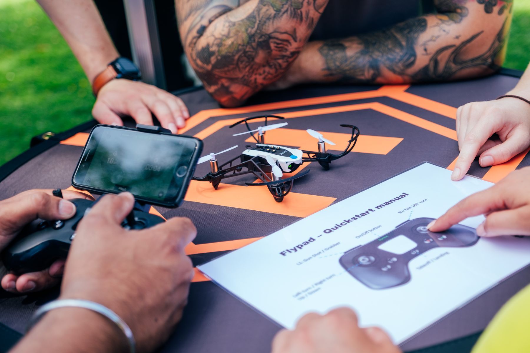 Teamevent mit Drohnen von teamio