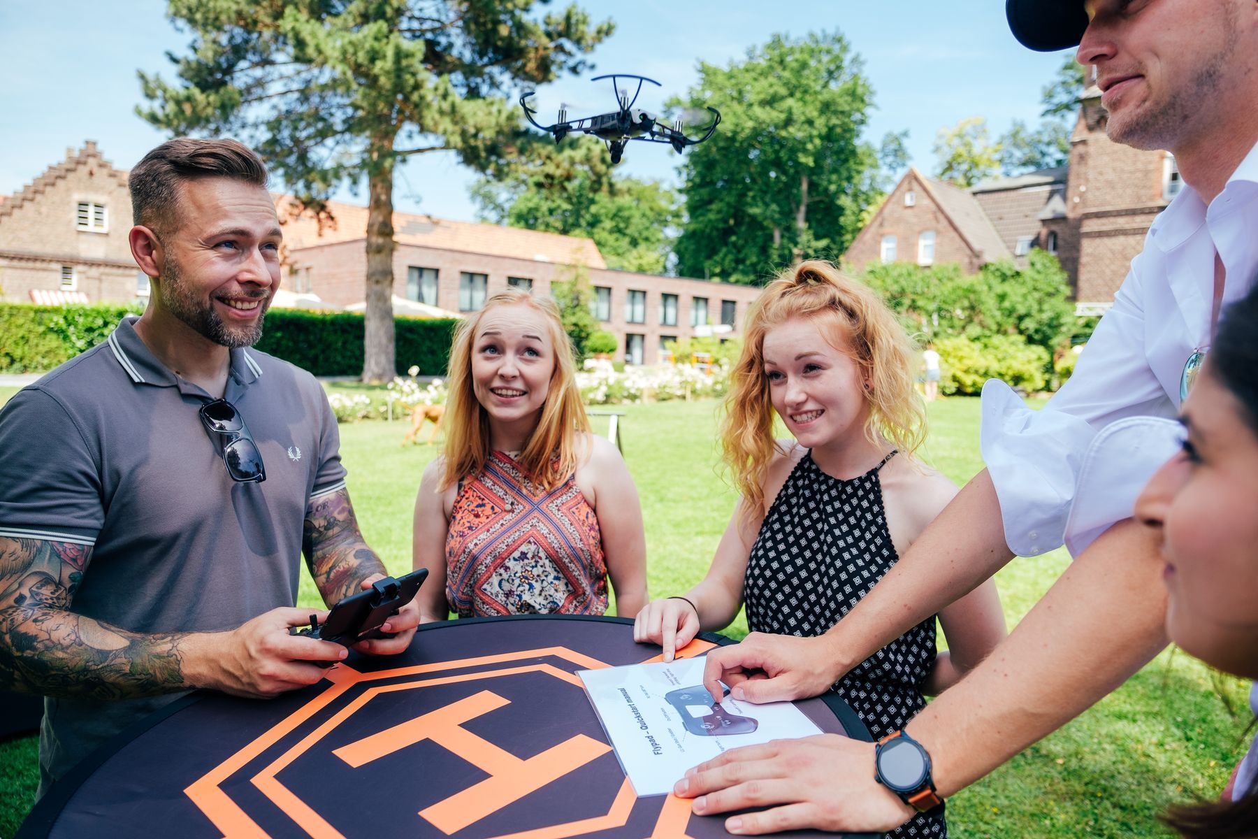 Teamevent mit Drohnen von teamio