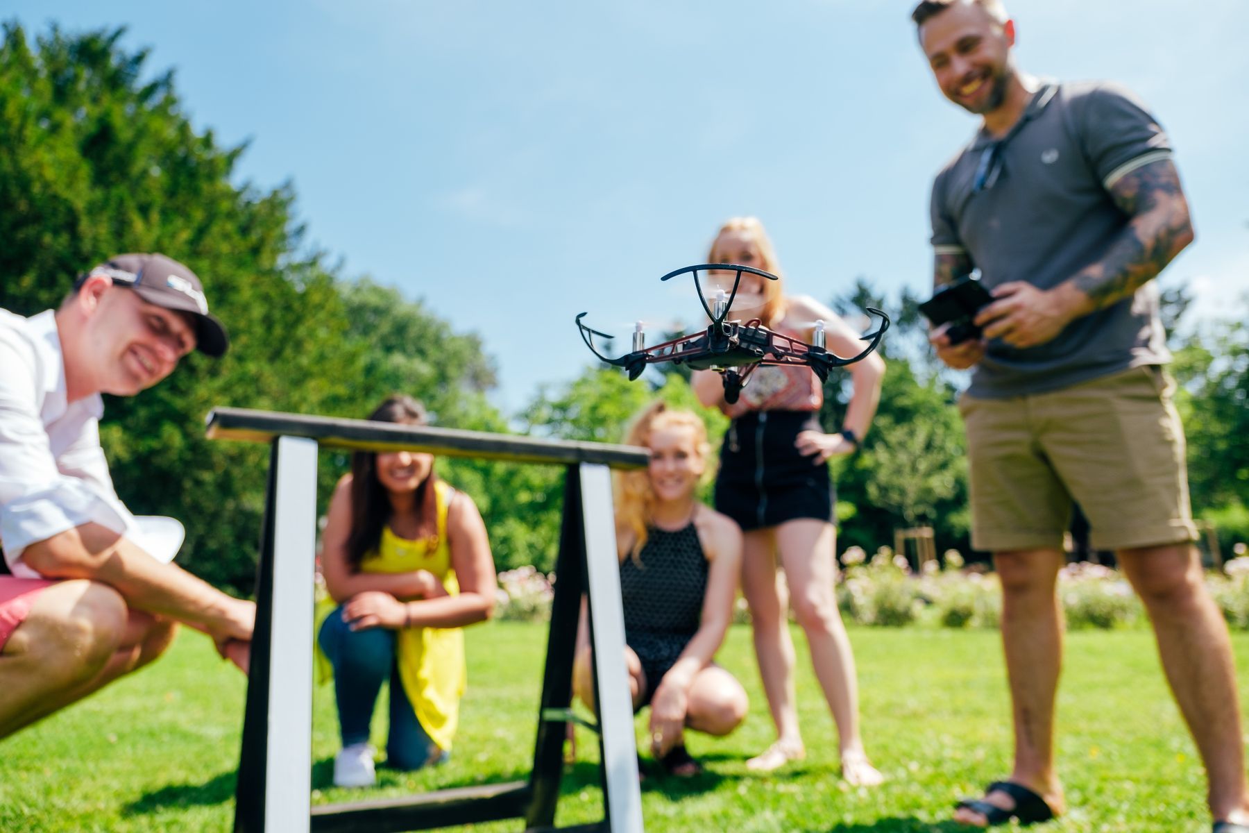 Teamevent mit Drohnen von teamio