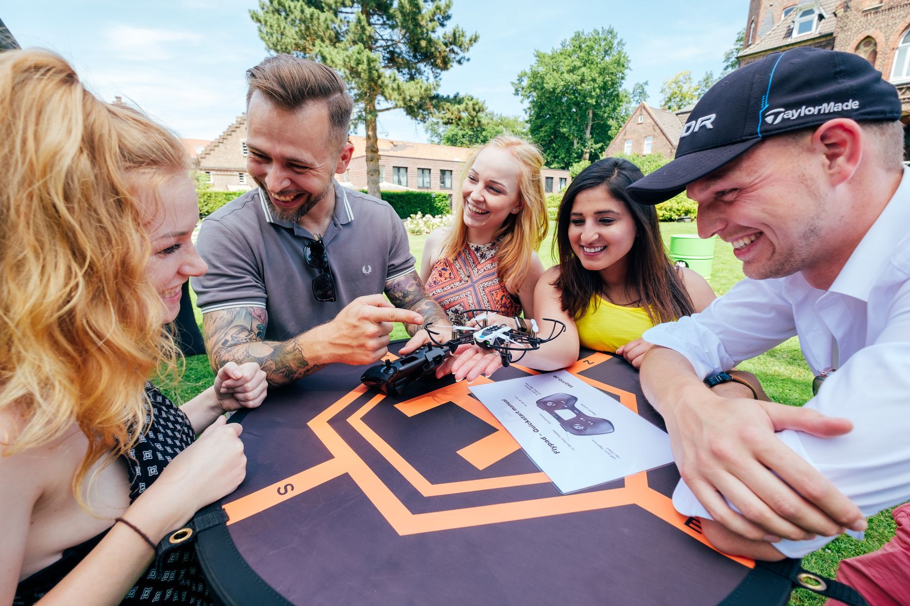 Teamevent mit Drohnen von teamio