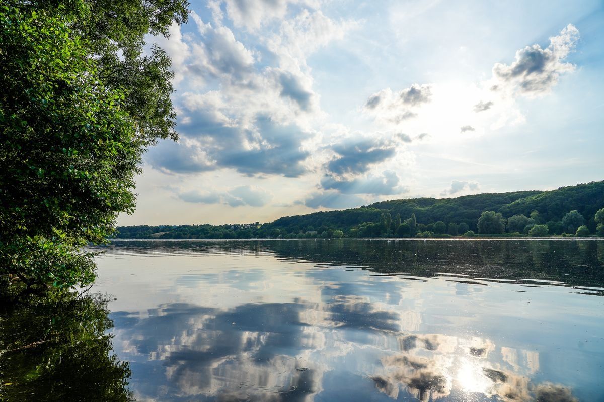 See mit grüner Natur in Bochum