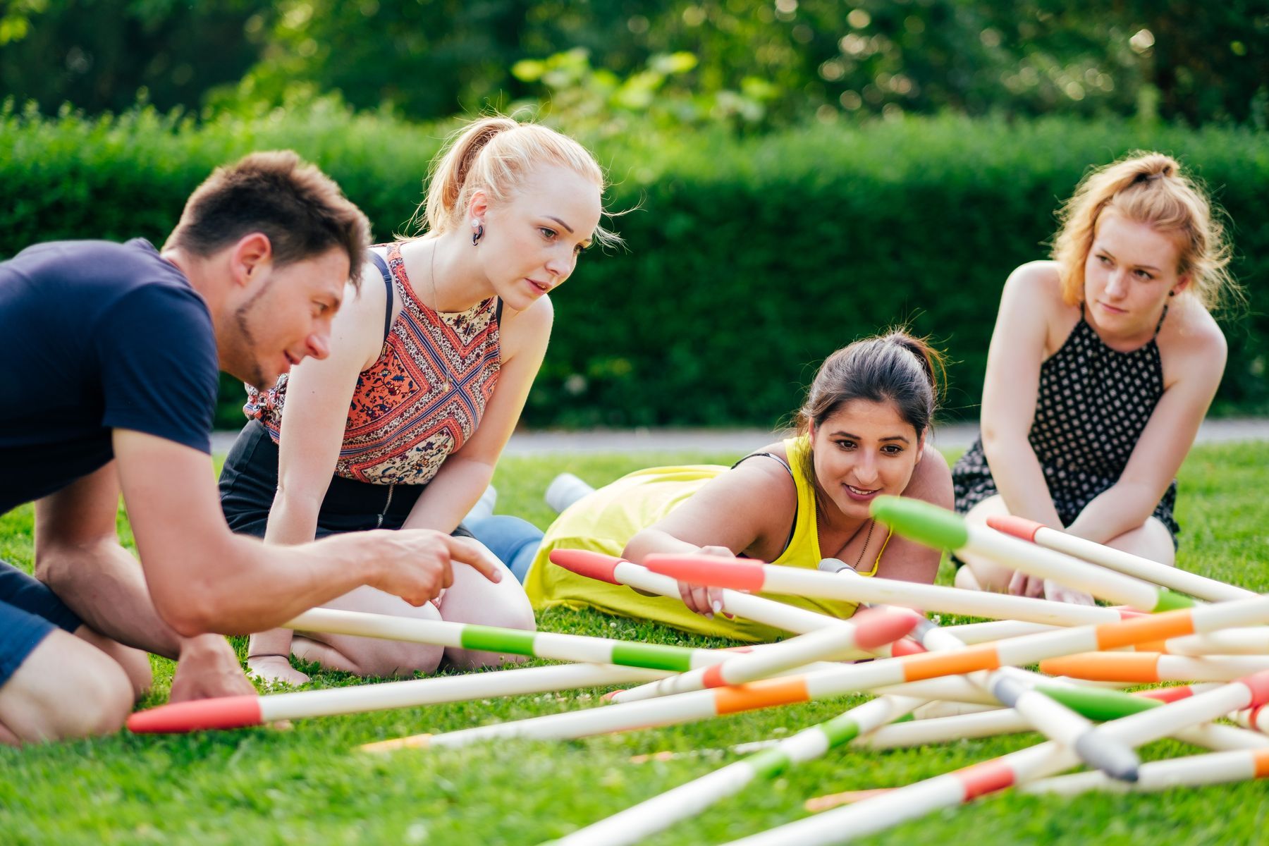 Teamevent mit verschiedenen Challenges & Parcours