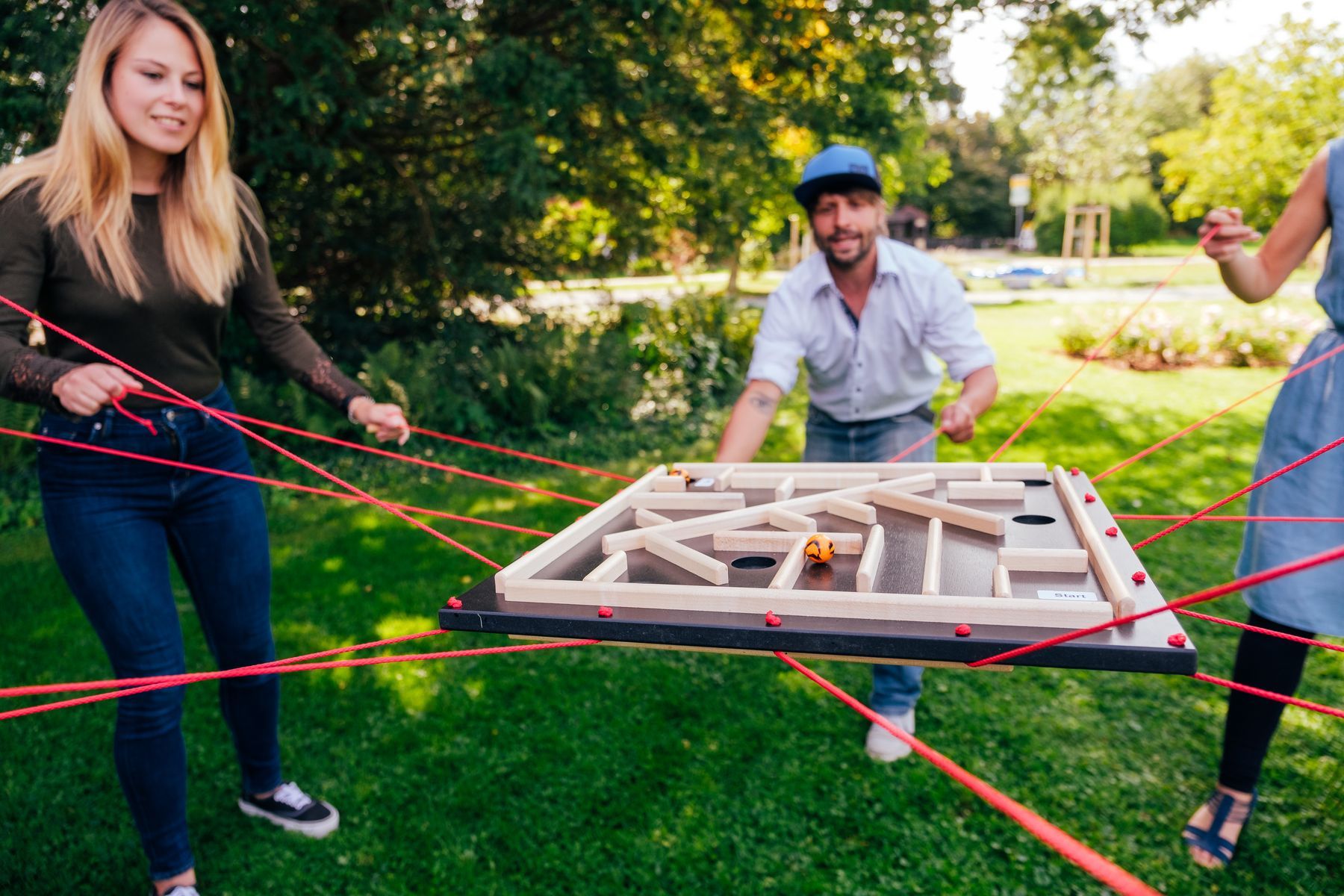 Teamevent mit verschiedenen Challenges & Parcours