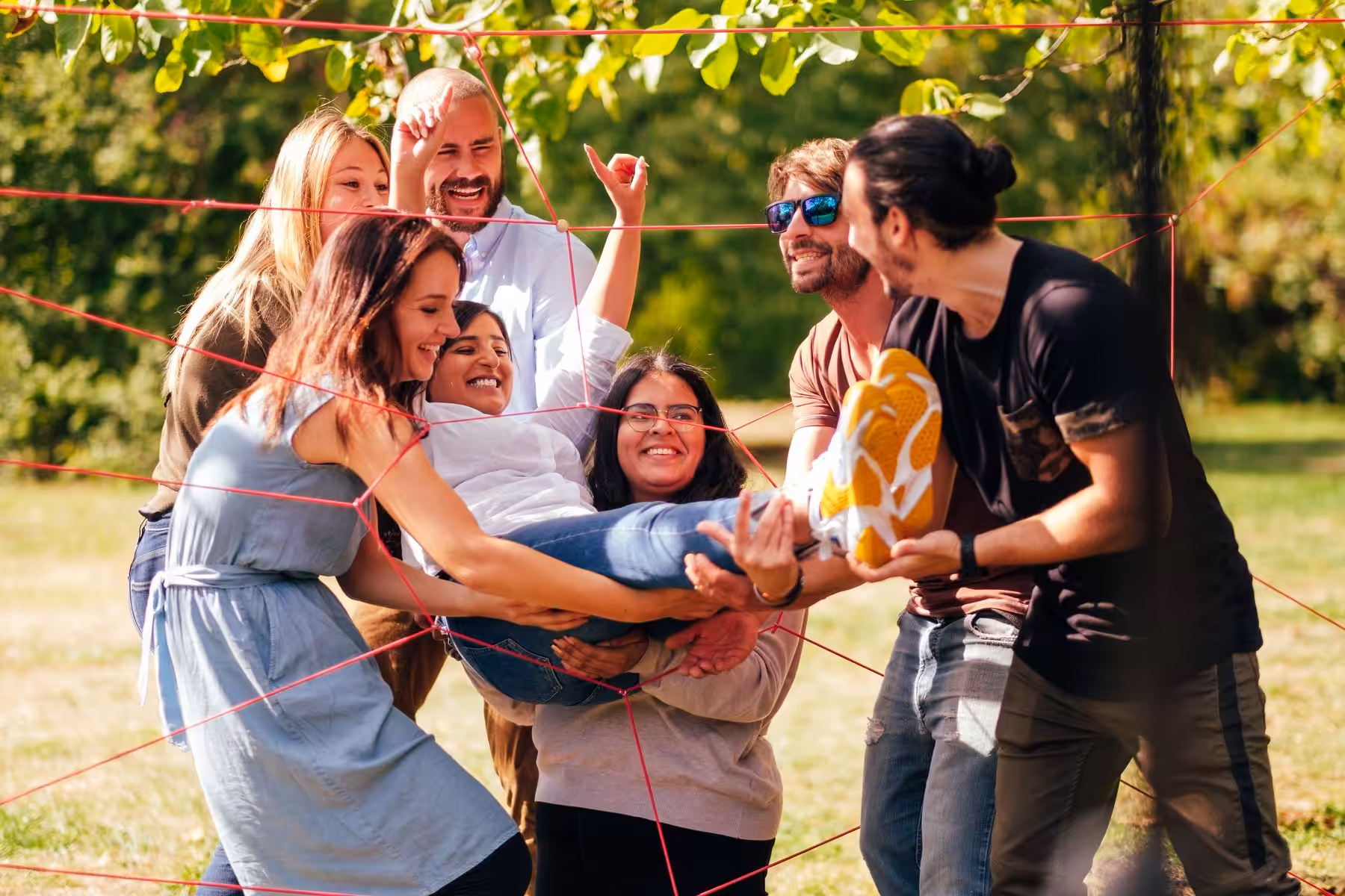 Teamevent mit verschiedenen Challenges & Parcours