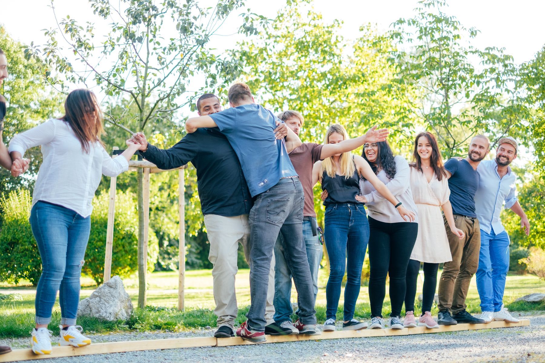 Teamevent mit verschiedenen Challenges & Parcours