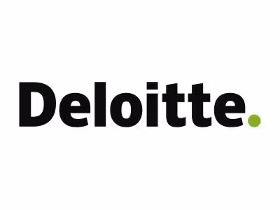 Firmenlogo mit dem Schriftzug Deloitte.