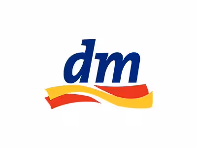 Logo der Drogeriemarktkette dm.